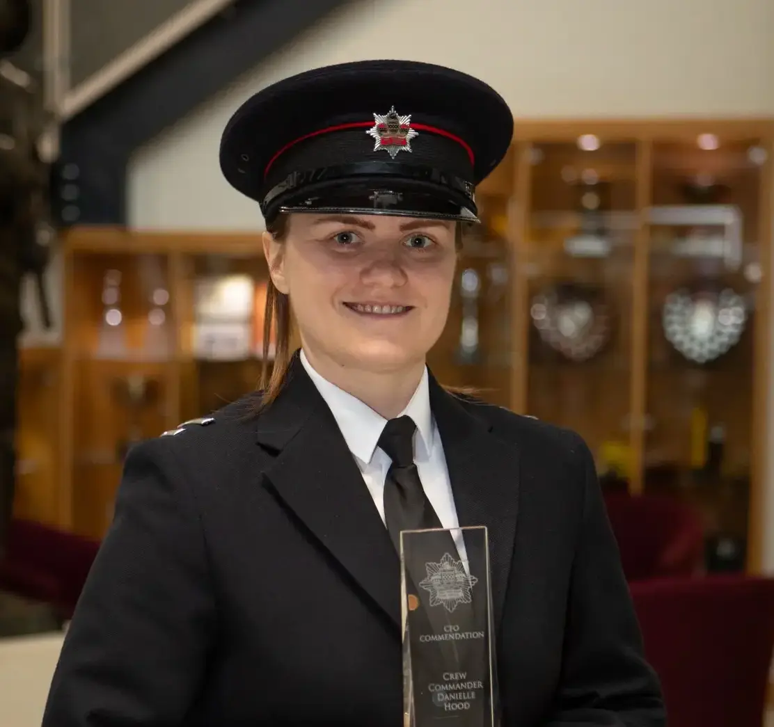 Faire fighter Danielle Hood honoured for saving baby's life