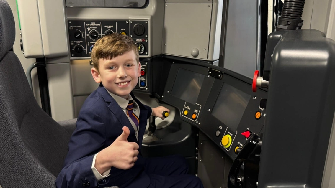 Zach Smith from Walsall - Network Rail handout image