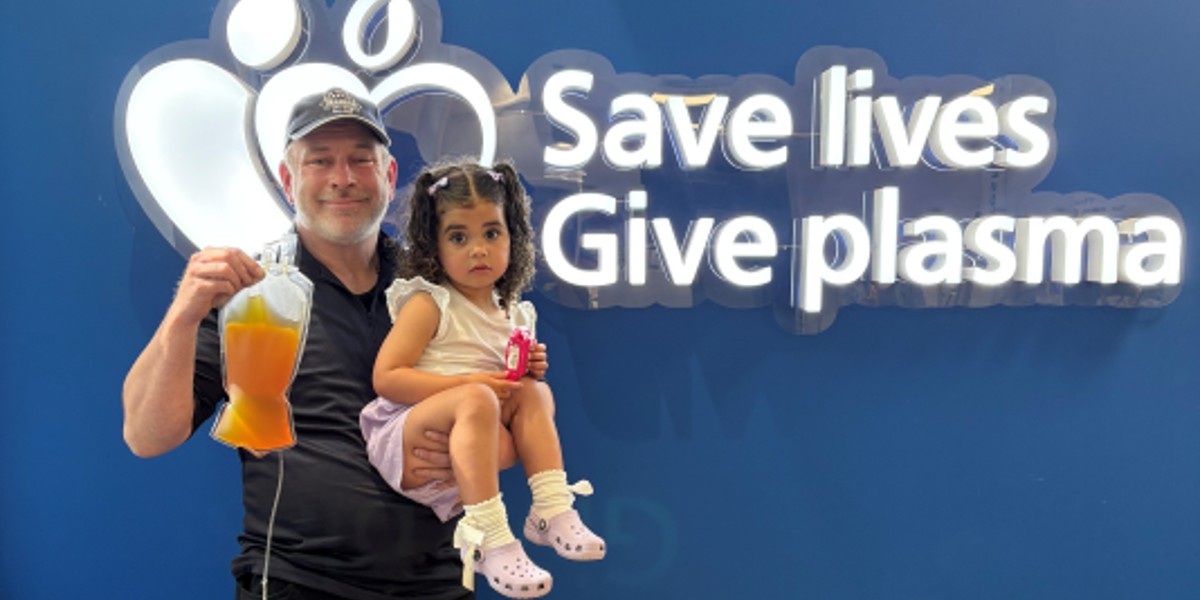 plasma donation save girl life by grandad