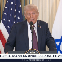 President Trump Participates in a Press Conference with the Prime Minister of the State of Israel | White House X Feed