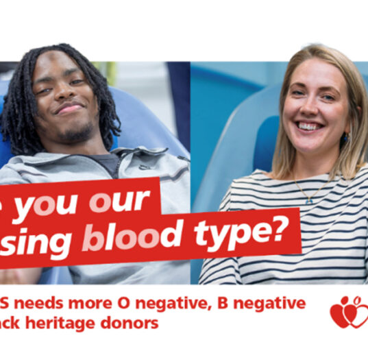 Photo Credit: NHS Blood and Transplant
